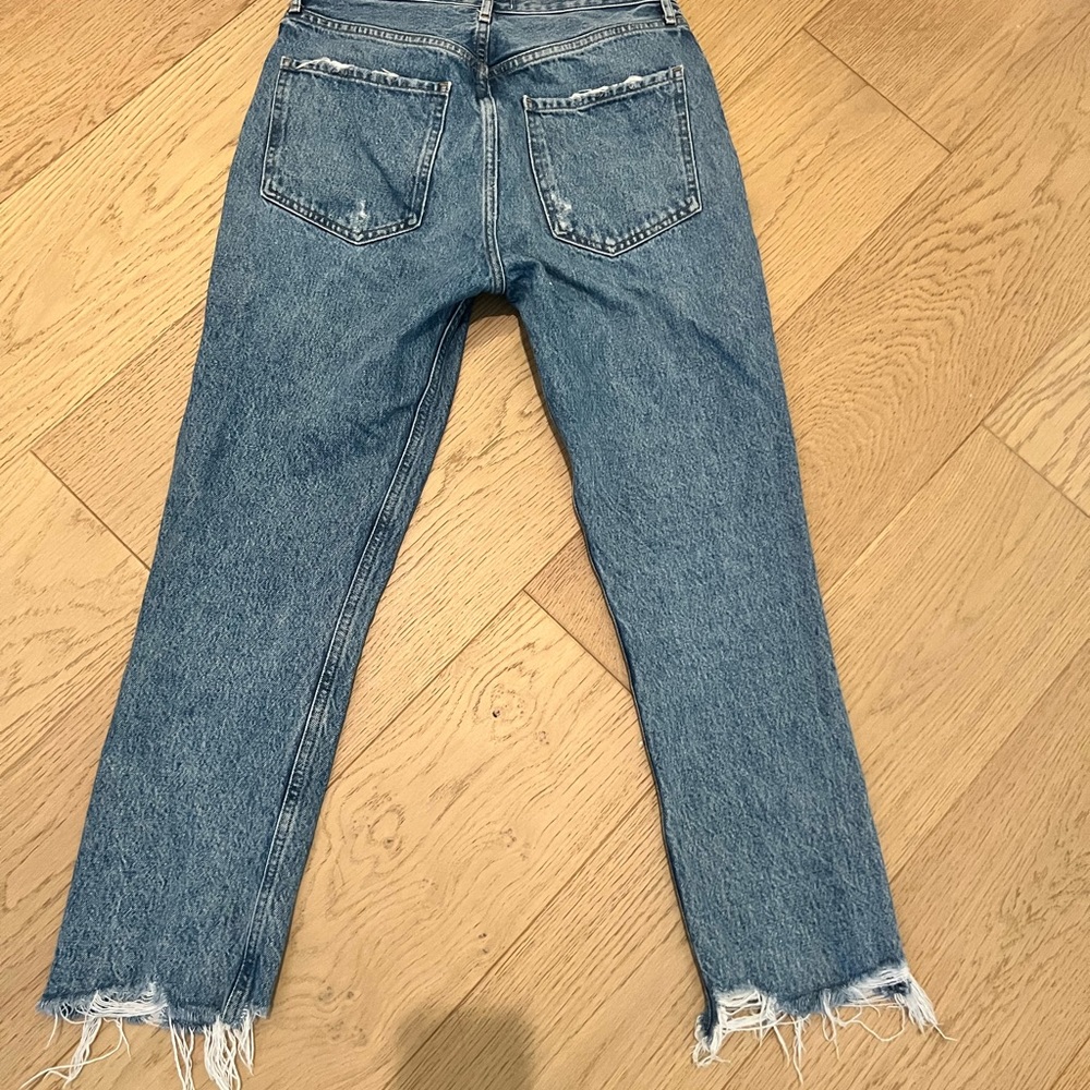 Agolde Riley Cropped Jeans 27 - Picture 4 of 7